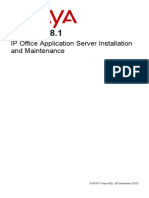 IP Office App Server Install and Mainten 8.1