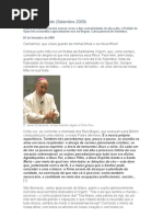 Carta do Prelado, D. Javier Echevarría - Setembro de 2009