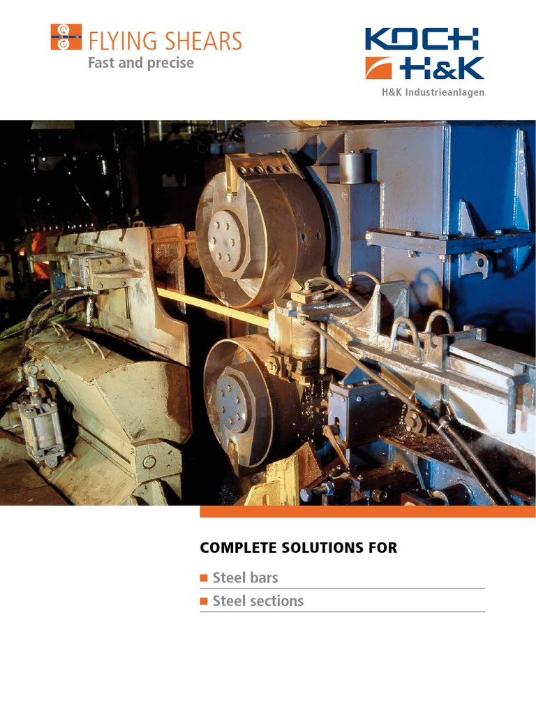 Flying Shears | PDF | Rolling (Metalworking) | Industries