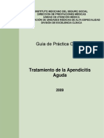 GPC Tratamiento de Apendicitis