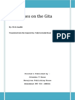 Discourses On The Gita