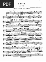 German - Suite For Flute and Piano - Flute Part