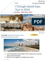 See Israel Through Jewish Eyes Tour in 2014