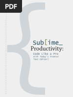 Sublime Productivity