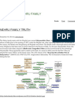 Nehru Family - The Truth of Nehru Family