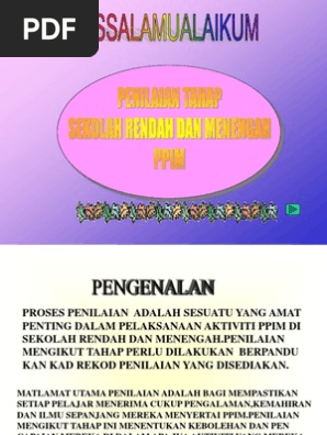 Ujian Tahap Ppim Pdf