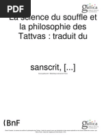 Science Du Souffle Tattwas