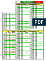 Habiles, Horarios Copsa