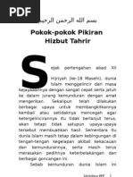 Download Pokok-Pokok Pikiran Hizbut Tahrir by ana_syabab SN19483387 doc pdf