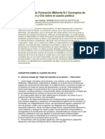 Cuadernillo de Formación Militante N.1 Conceptos de Fidel y Che Sobre El Cuadro Político