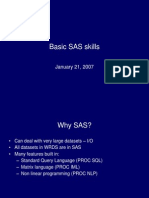 Basic SAS Skills