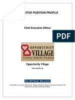 Executive Position Profile-Opportunity Village CEO