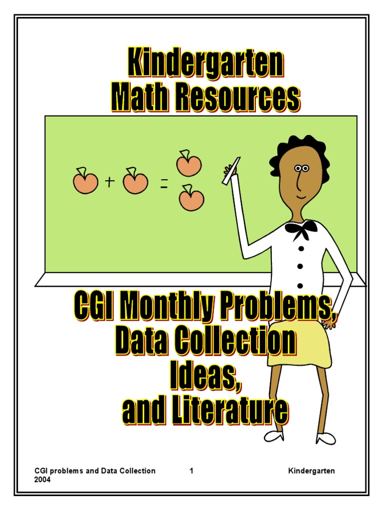 CGI Math Instruction for Kindergarten | PDF