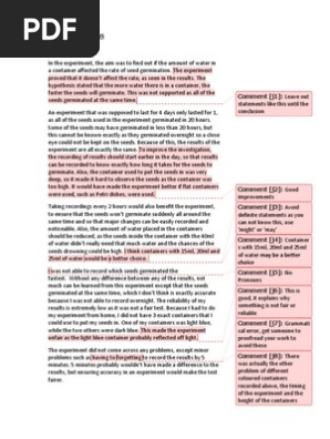 Scientific report discussion Examples