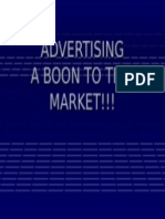 Advertising A Boon To The MARKET!!!