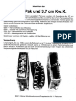 Ammunition 3 7cm Tank or Anti Tank Gun in German