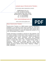 Download Construction Tenders - Sample Copy by Sandeep Sharma SN19488353 doc pdf
