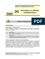 ADM 01 - Introdução ao Direito Administrativo