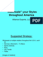 "Watchsale" Your Styles Throughout America: Alliance Exports, LLC