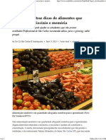 Nutricionista Traz Dicas de Alimentos Que Estimulam Raciocínio e Memória - G1.globo