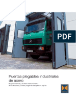 Puertas Plegables Industriales de Acero