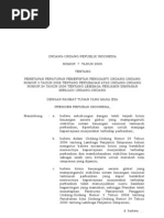 Download UU Nomor 7 Tahun 2009 by Hukum Inc SN19492522 doc pdf