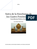 Sutra de La Enseñanza de Los Cuatro Fenómenos.