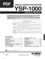 Download YAMAHA YSP-1000 by f17439 SN19492865 doc pdf