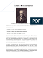 Artigo - Kant e o Idealismo Transcendental