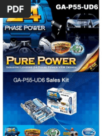 Download Gigabyte GA-P55-UD6 motherboard by GIGABYTE UK SN19494134 doc pdf