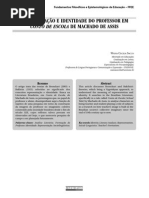 REPRESENTAÇÃO E IDENTIDADE DO PROFESSOR EM CONTO DE ESCOLA