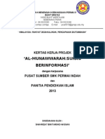 Kertas Kerja Projek Surau Berinfomasi 2013