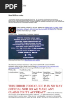 Download Xbox 360 Error Codes by TOM2-TOM2 SN19495971 doc pdf