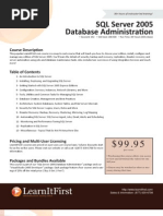 SQL Server 2005 Database Administration