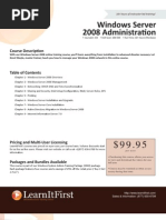 Download Windows Server 2008 Administration by LearnItFirst SN19496845 doc pdf
