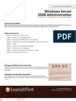 Download Windows Server 2008 Administration by LearnItFirst SN19496845 doc pdf