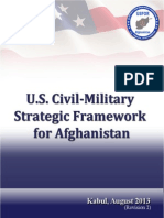 US Civil-Military Strategic Framework for Afghanistan