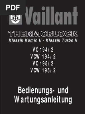 Bedienungsanleitung Thermoblock Vc Vcw 194 195 2