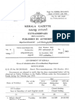 Kerala Government Holidays 2014