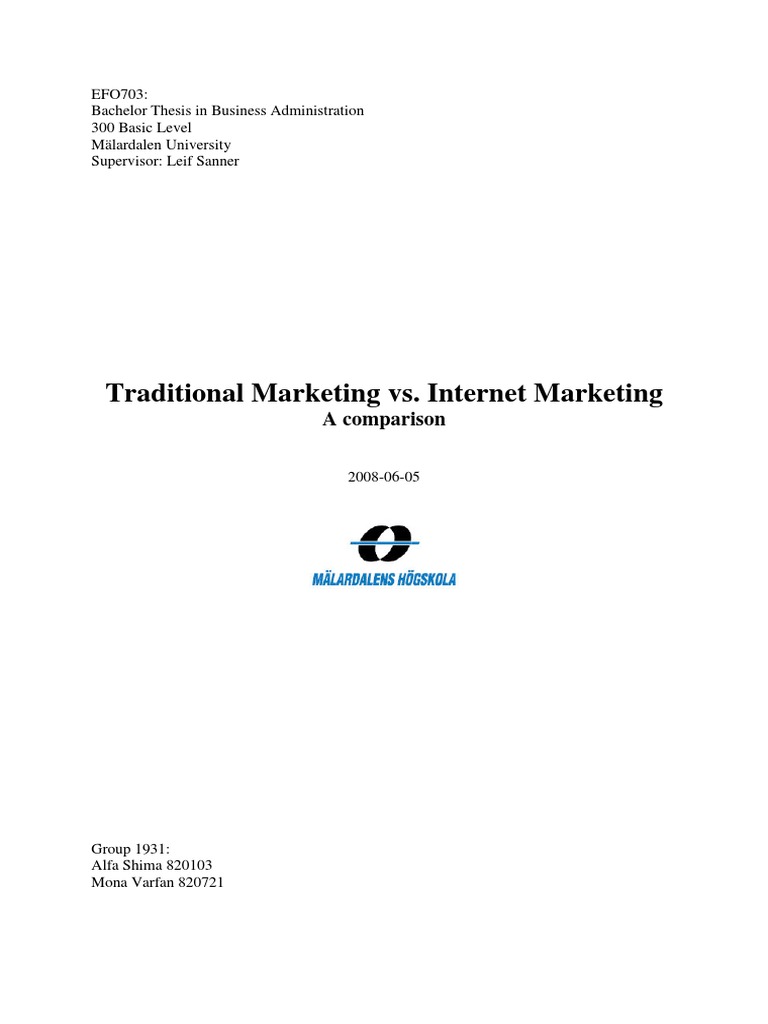 Marketing dissertation examples image