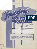 Freezing Fruits and Vegetables (1947)