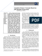 Extracting Information Science Concepts based on JAPE Regular Expression