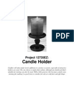 Candle Holder: Project 12735EZ