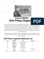 Drill Press Organizer: Project 20068EZ