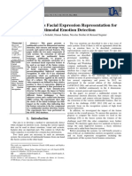 Continuous Facial Expression Representation for Multimodal Emotion Detection