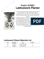 Latticework Planter: Project 16729EZ