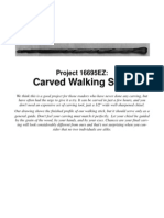 Carved Walking Stick: Project 16695EZ