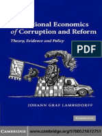 CORRUPTION the Institutional Economics of Corruption and Reform (1)