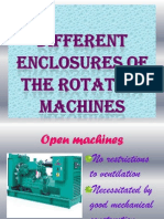 Different Enclosures of the Rotating Machines