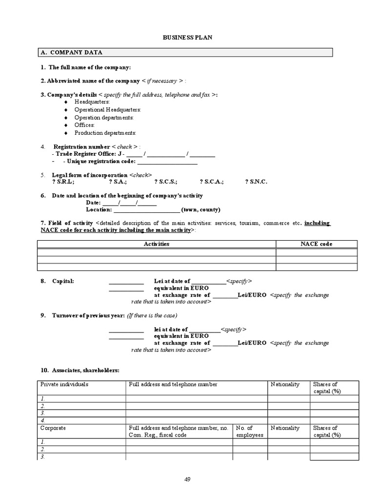 HOW TO WRITE A BUSINESS PLAN PDF FOR STUDENTS visual data 6